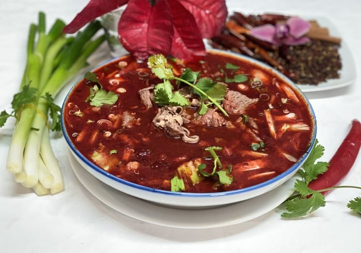 Delicia de ternera a las cinco especias al estilo de Sichuan, picante