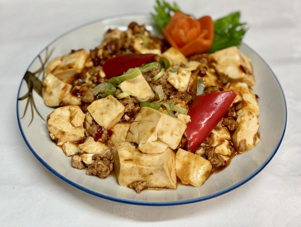 MaPo Tofu - Pâté de Soja sauté piquant au poulet haché