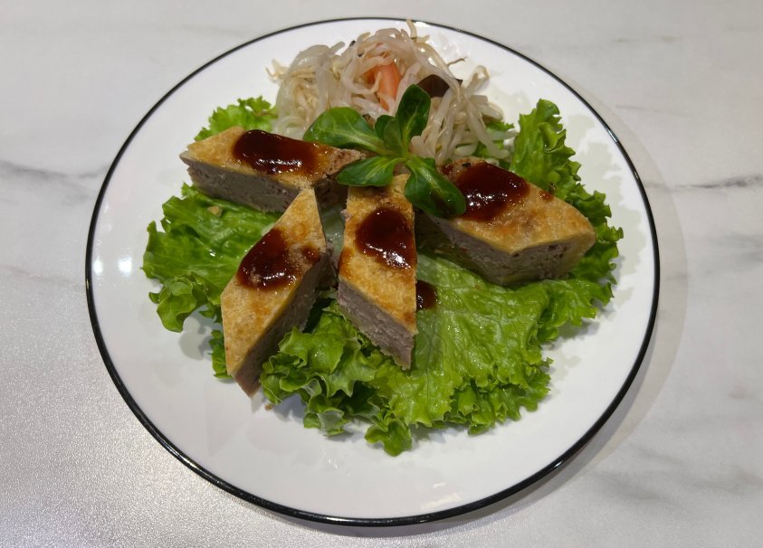 Paté en costra con hierba limón