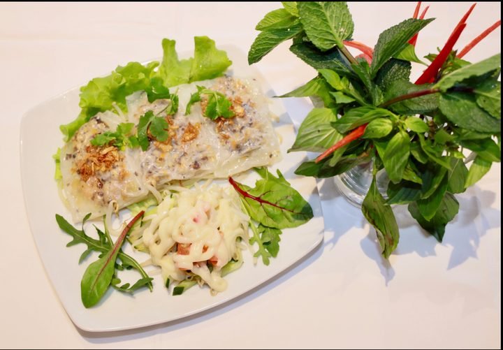 Raviolis (crepes) vietnamitas Banh cuon